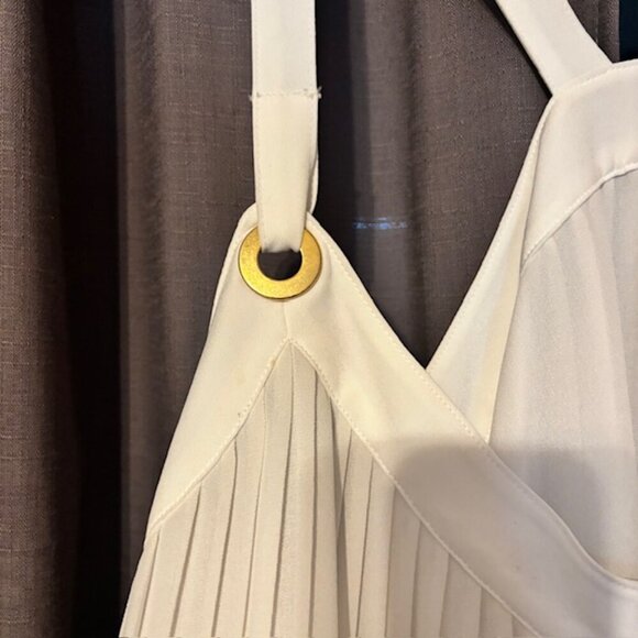 MICHAEL by Michael Kors Pleated Swing Top - Size L - Picture 2 of 6